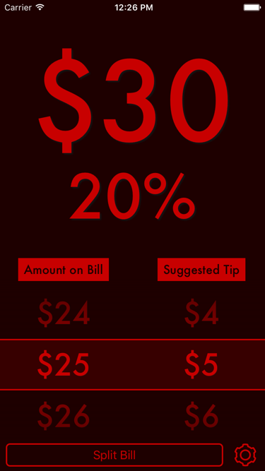 Gratuity Screenshot 1