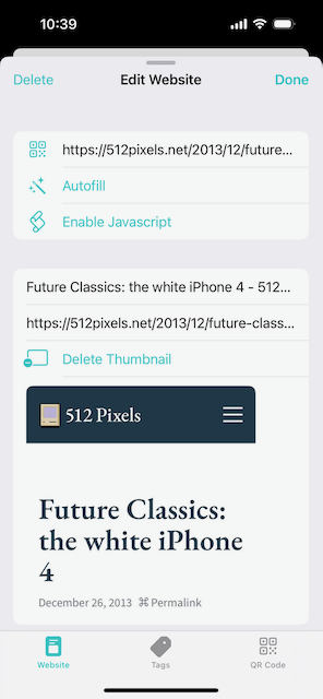 Hipstapaper Screenshot 1